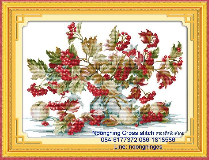 ร้าน Noongning Cross stitch ครอสติสพิมพ์ลาย จำหน่ายอุปกรณ์ครอสติส ภาพติดเพชร864 3