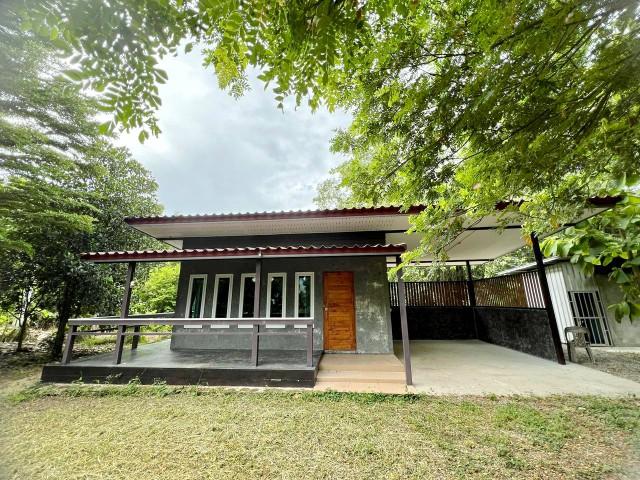 บ้านเดี่ยวชั้นเดียว 1 นอน 1 น้ำ ใกล้รร.วัดปากน้ำ 200 ม.วัดปากน้ำ บ้านในสวน บรรยากาศร่มรื่น เงียบสงบ พร้อมเฟอร์ฯ และเครื่ 2