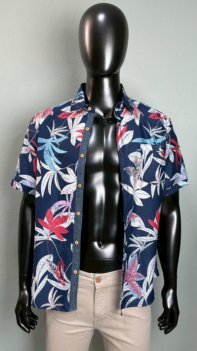 เสื้อเชิ้ตแขนสั้น พิมพ์ลาย รูปที่ 2