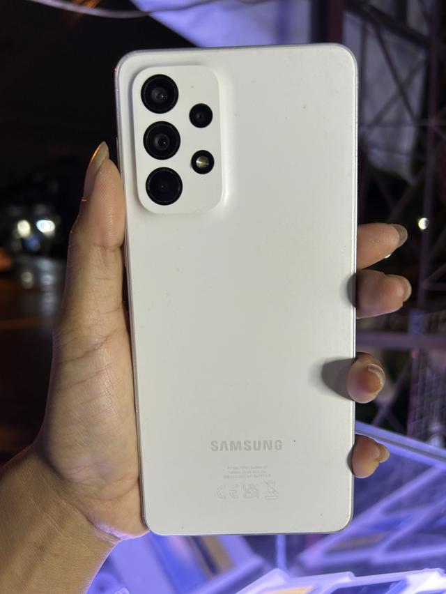 Samsung A33 5G จอ6.4นิ้ว Rom128 Ram6 กล้อง4เลนส์เครื่องเดิมๆสแกนนิ้วใต้จอได้ สภาพสวย ใช้งานปกติ ได้ทุกแอพทุกซิม