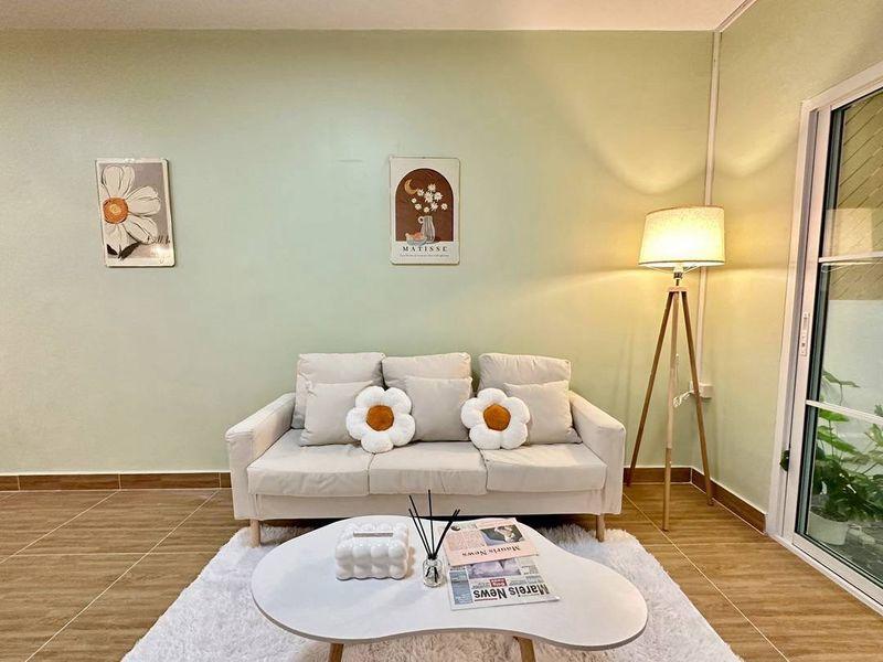 หมู่บ้านพฤกษา37 ทำเลใกล้ มอเตอร์เวย์M81 ทาวน์เฮาส์ 2 ชั้น  Minimal Style โครงการหลังพระปิ่น3 แถมฟรีเฟอร์นิเจอร์ 5