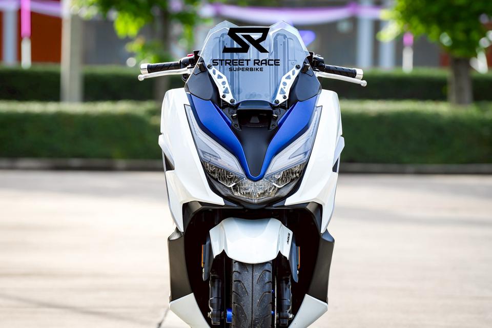 2021 Honda forza350 ปี 2021 สี ขาว-น้ำเงิน ลุคสะอาดตา เท่มีสไตล์ 7
