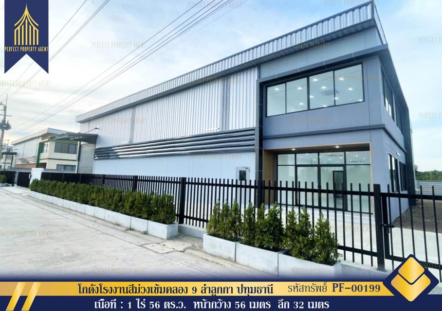 New Factory for sale สีม่วงเข้ม หลายขนาด ลำลูกกา ปทุมธานี 1