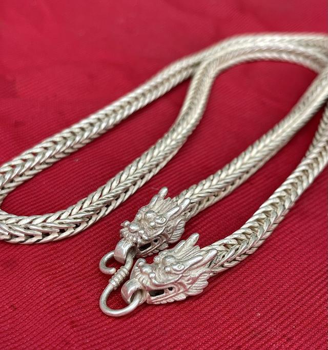 สร้อย สร้อยเงิน สร้อยคอเงิน หัวลายมังกร 2