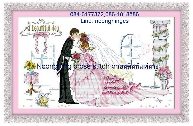 ร้าน Noongning Cross stitch ครอสติสพิมพ์ลาย จำหน่ายอุปกรณ์ครอสติส ภาพติดเพชร308 4