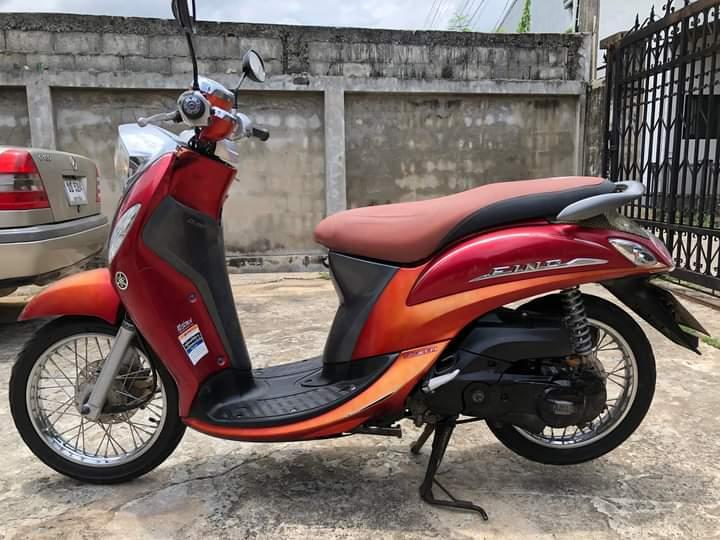 Yamaha Fino สีแดง ส้ม 1