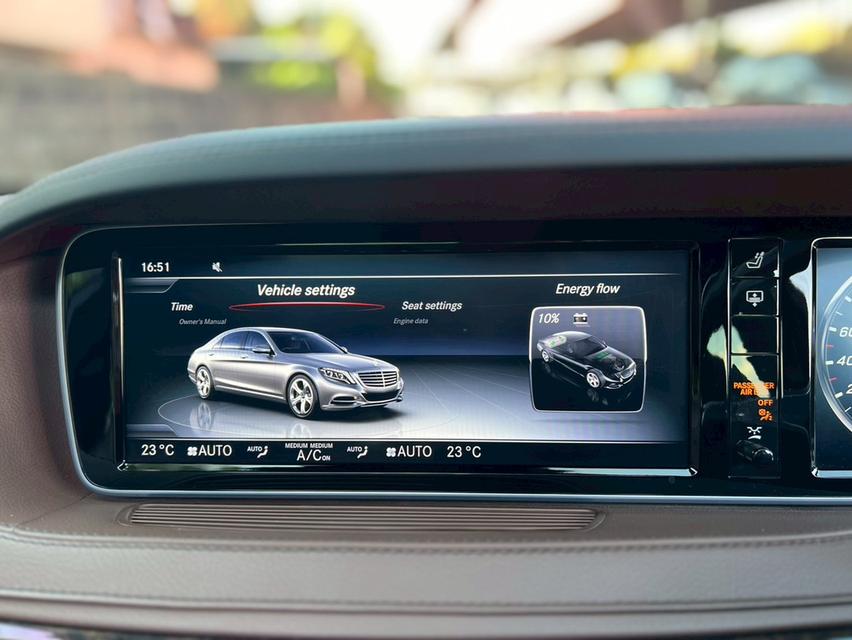 ปี 2017 BENZ S-CLASS, S500e เดียวป้ายแดงคู่มือบุ๊คเซอร์วิสครบ มีประกันภ้ยชั้น1 วิริยะ เหลือ รูปที่ 15