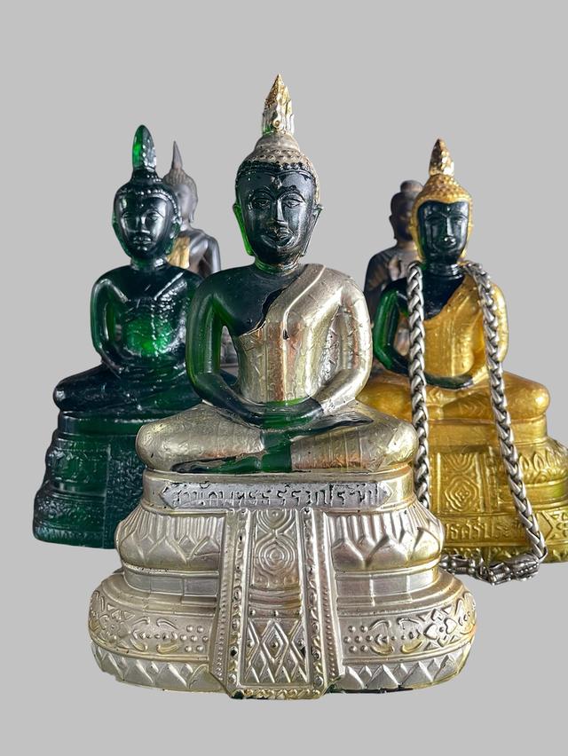 พระแก้วมรกต 25พุทธศตวรรษ ปี2500 หน้าตัก5นิ้ว พระบูชาพิมพ์นิยม ปางสมาธิ