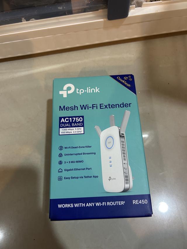tp-link Mesh Wi-Fi Extender AC1750