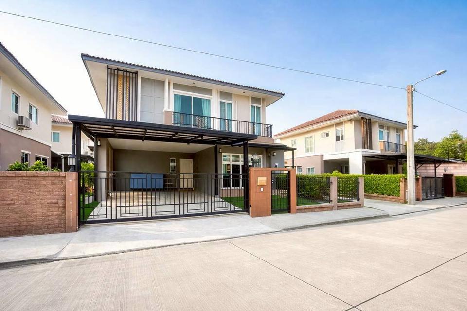 ขายบ้านเดี่ยว ภัสสรเพรจทิสลุกซ์ พัฒนาการ 38 เฟอร์นิเจอร์ครบ พร้อมอยู่ (N.2046) 1