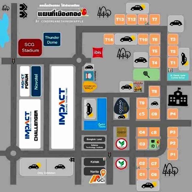 ขายป๊อปปูล่าคอนโดมิเนียม 32.84ตรม. อาคาร7 ชั้น14 ห้องเปล่า จัดกู้ฟรี 5