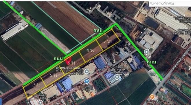 ขายที่ดิน 27 ไร่ เขต EEC ผังที่ดินม่วงจุดสีขาว อ.เมืองฉะเชิงเทรา เหมาะสร้างโรงงานทุกประเภท 6