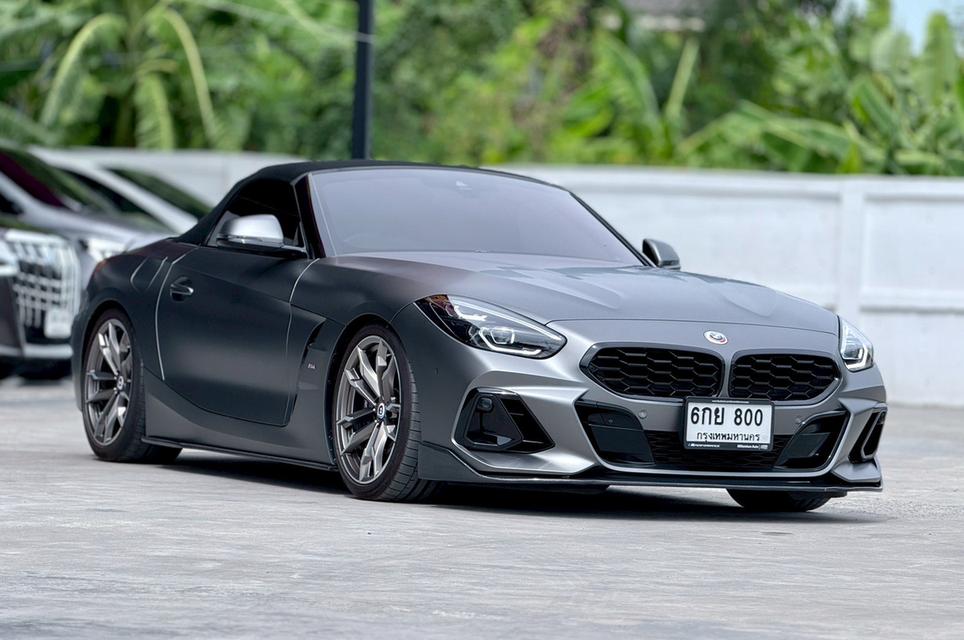 ปี 2023 BMW Z4 G29 (ปี 18-25) 3.0 M40i Convertible สีเทา แร็พสติกเกอร์สีเทาด้าน