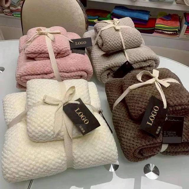 ผ้าขนหนูเช็ดตัวรังผึ้ง 3