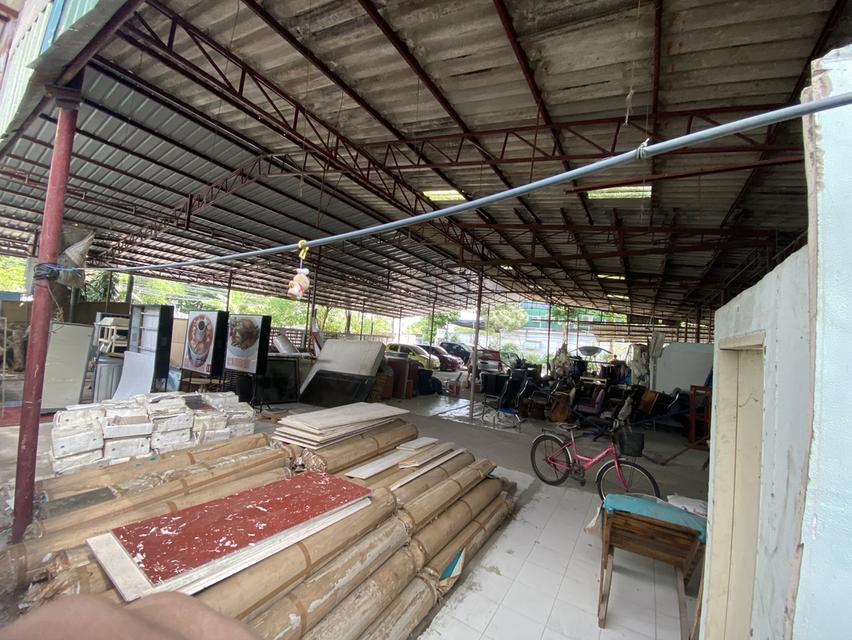 ขายที่โกดังเก่าแบบเปิด เหมาะกับการลงทุนสร้างที่พักอาศัยหรือห้องแถวเช้าหรือขาย 4