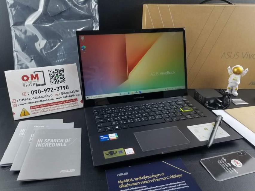 ขาย/แลก Asus VivoBook TP470E 14นิ้ว พร้อมปากกา Ram8 SSD512 i5-1135G7 ศูนย์ไทย ประกัน2ปี สภาพเอี่ยม เพียง 21,900 บาท  5