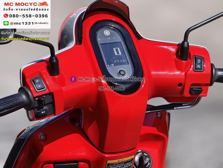 Fazzio 125 2024 วิ่ง2000โล รุ่นTopกุญแจรีโมทบุคเซอวิสครบ รถบ้านมือเดียว  NO1305 7
