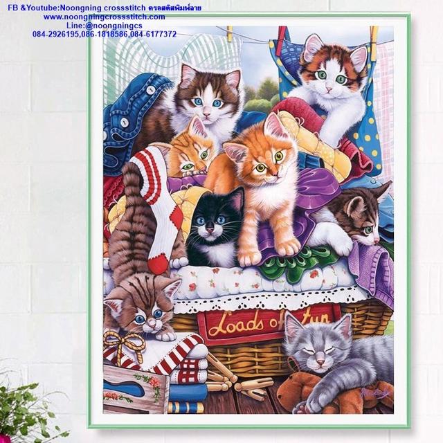 ร้าน Noongning Cross stitch ครอสติสพิมพ์ลาย จำหน่ายอุปกรณ์ครอสติส ภาพติดเพชร1364 3