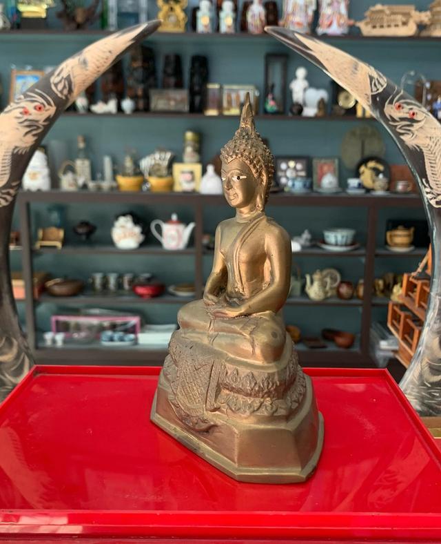 พระพุทธรูปเก่า เนื้อทองเหลือง 5