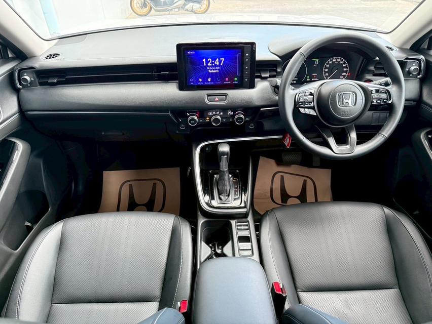 HONDA HRV 1.5EL e-HEV 2024 สีขาว ประหยัดน้ำมัน ไมล์น้อย มือเดียว 6