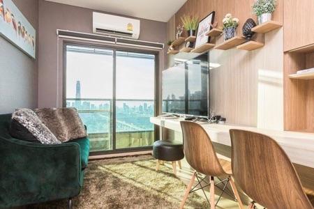 ให้เช่า คอนโด Lumpini Suite เพชรบุรี-มักกะสัน 30 ตรม. 1นอน 1น้ำ ชั้น27 แต่งสวย เฟอร์ครบ ใกล้แอร์พอร์ตลิ้งค์. 1