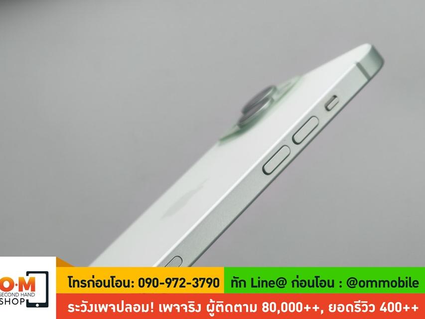 ขาย/แลก iPhone 15 128GB Green ศูนย์ไทย สภาพสวยมาก ครบกล่อง เพียง 19,990 บาท  7