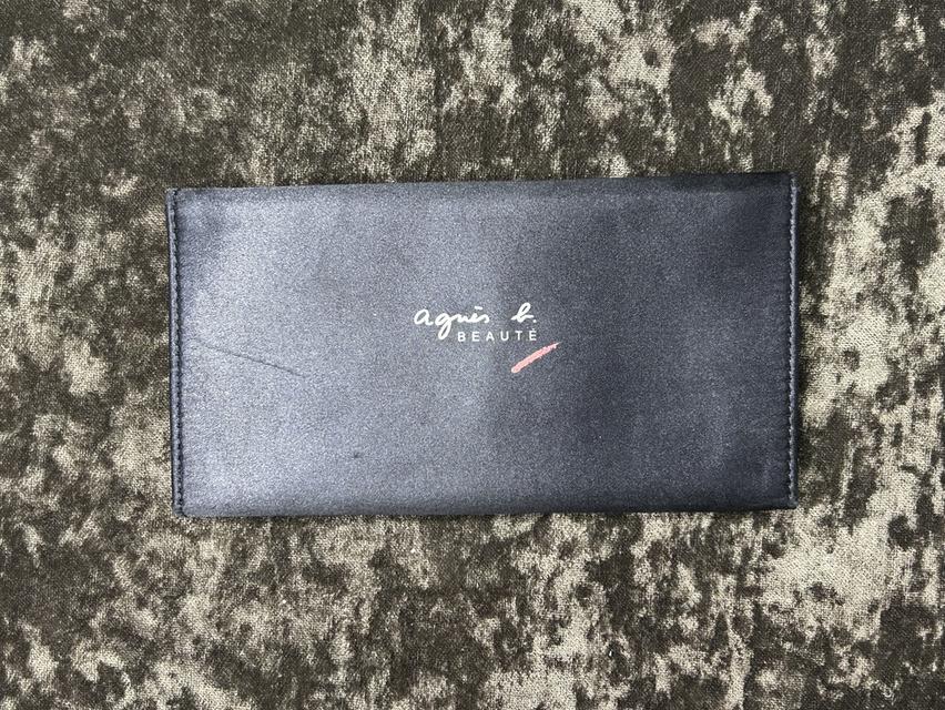 [VTG. Y2K] Pack คู่ agnès b. BEAUTÉ แท้ฝรั่งเศส เซ็ตกระเป๋าเครื่องสําอาง+กระเป๋าเงิน Organizer❤️ รูปที่ 2