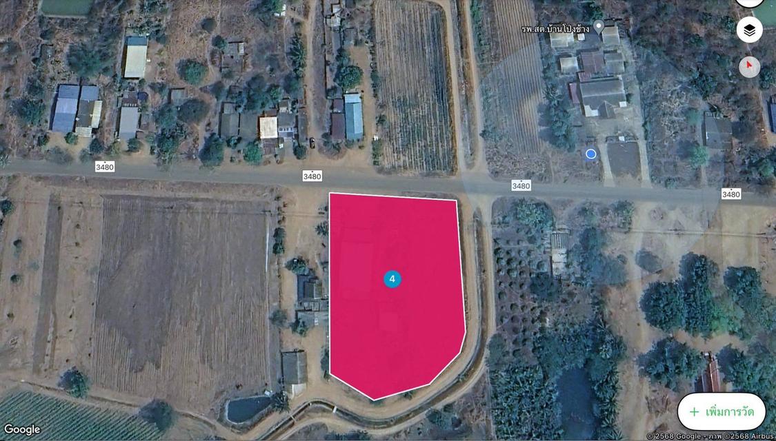 บ้านชั้นลอยพร้อมที่ดิน 3 ไร่ หน้าบ้านติดถนนเอกไปถ้ำธารลอด ด้านหลังติดคลองคูน้ำ 3