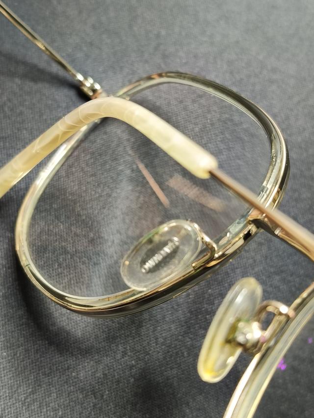 กรอบแว่นตา OWNDAYS แท้ รุ่น Lillabell LB1012N-1A สีทอง ทรงวินเทจ พร้อมกล่อง รูปที่ 6