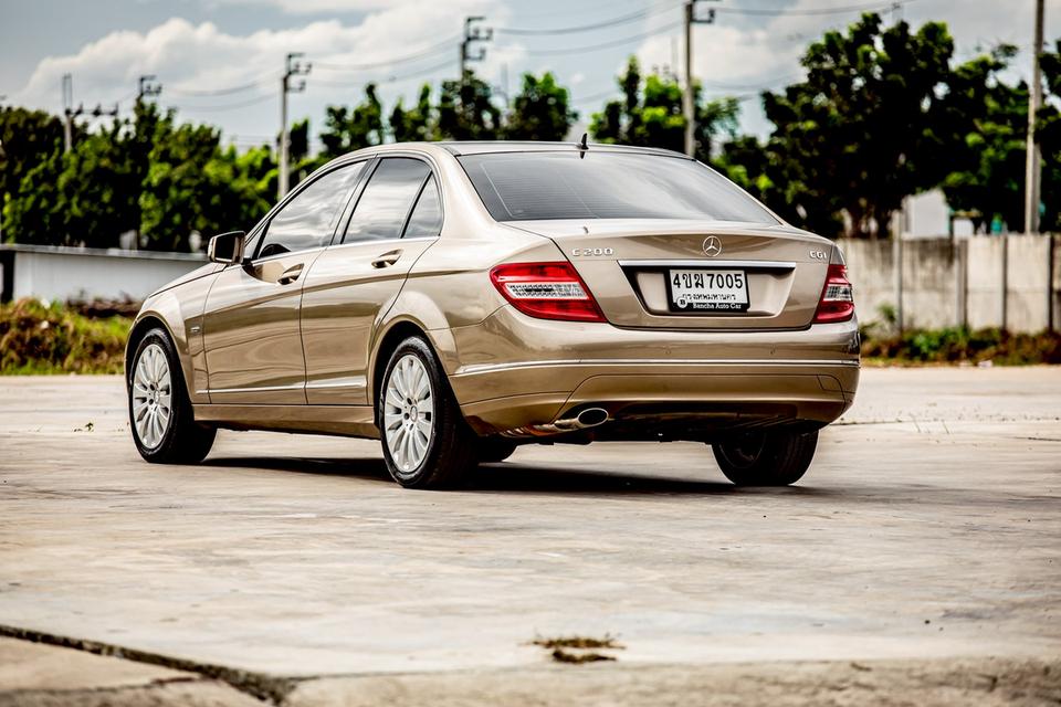 Benz C200 CGI BE สีน้ำตาล ปี 2010  8