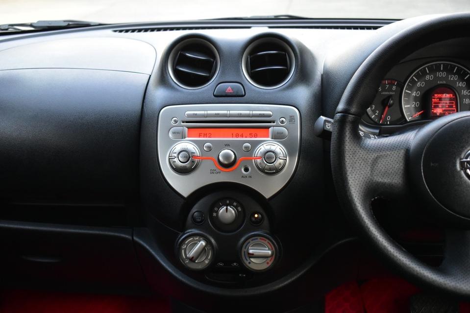Nissan March 1.2EL ปี2012 สีดำ ออโต้ เบนซิน 19
