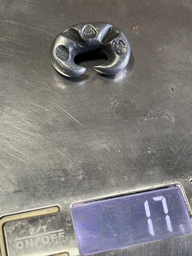 พดด้วงเขาควาย พดด้วงทรงกรวย พดด้วงโบราณ ขนาด1บาท 5