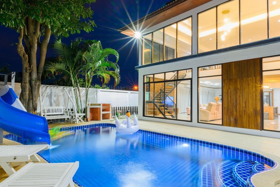 luxury pool villa for sale and rent