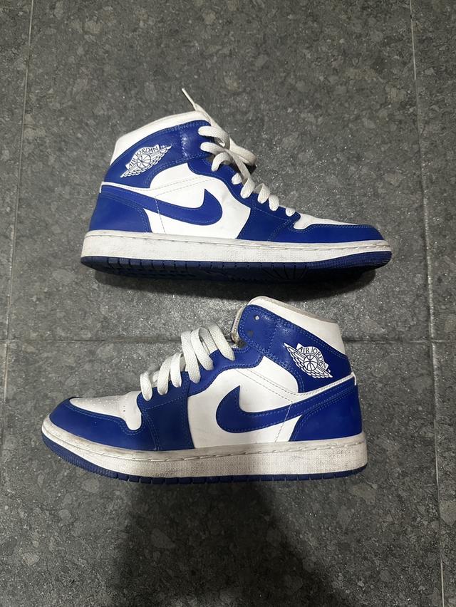Nike Air Jordan Mid 1 Kentucky Blue (ไม่มีกล่อง) 24.5 cm