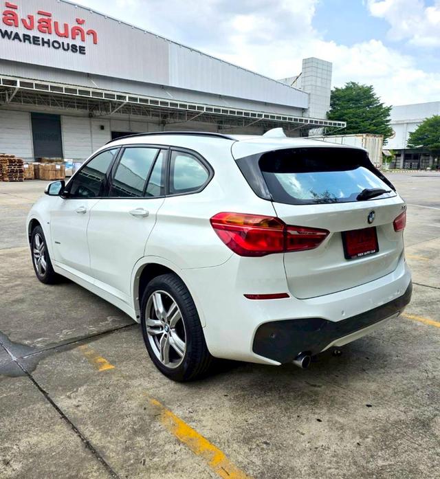 BMW X1 sDrive18d M sport สีขาว ปี 2018 ไมล์ 100,000 กม.