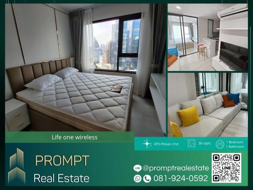 KL04462 - life one wireless - 35 sqm  - BTS Phloen Chit - Chidlom - Centralworld