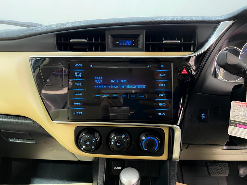 TOYOTA COROLLA ALTIS 1.6 G ปี 2019  สีบรอนซ์ เกียร์ AT  ไมล์ 165,XXX 12