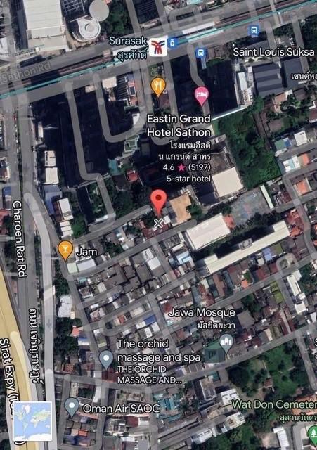 P592 ให้เช่าบ้านสร้างใหม่ ซอยสาทร 17 เจริญราษฎร์ 1 แยก 1 จอดจักรยานยนต์ได้(รถยนต์เข้าไม่ได้นะคะ) ใกล้ BTS สุรศักดิ์ เหมาะทำคาเฟ่ลับบบ บาร์ลับ ออฟฟิศ 12