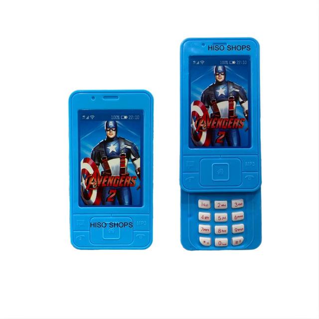 โทรศัพท์ของเล่น มีเสียง มีไฟ พร้อมโทรศัพท์ของเล่น มีเสียง มีไฟ พร้อมลายลิขสิทธิ์สุดน่ารักจาก Avengers และ Disney แถมถ่านฟรี 2 ก้อน พร้อมใช้งานทันที 4