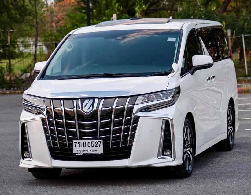TOYOTA ALPHARD 2.5 SC PACKAGE MNC 2019 สีขาว ไมล์น้อย เจ้าของเดียว ราคาถูก