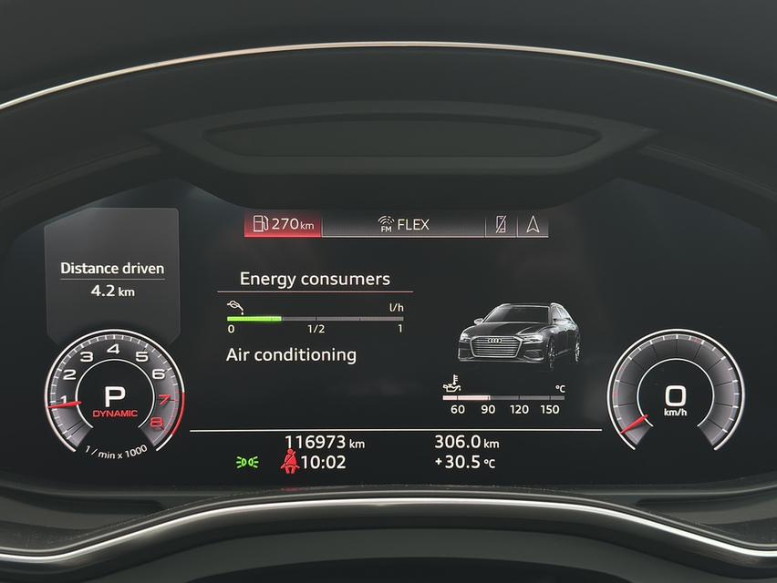 Audi A6 Avant 45 TFSI S-line Black Edition 2020 สีเทา 13