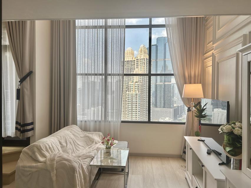 ให้เช่าคอนโด Knightbridge Prime Sathon ใจกลางสาทร 1 ห้องนอน 1 น้ำ ห้อง duplex 39 ตารางเมตร 2