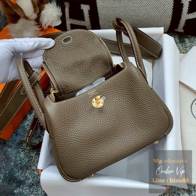 Lindy Mini Clemence Etoupe GHW #Stamp W