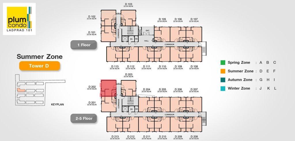 พลัมคอนโด ลาดพร้าว 101 ตึก D ชั้น 4 เจ้าของขายเอง 6