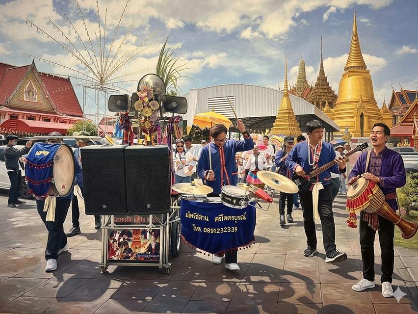 วงดนตรีงานสงกรานต์ รับแสดงดนตรีรดน้ำดำหัวผู้ใหญ่ ดนตรีงานปีใหม่ไทย