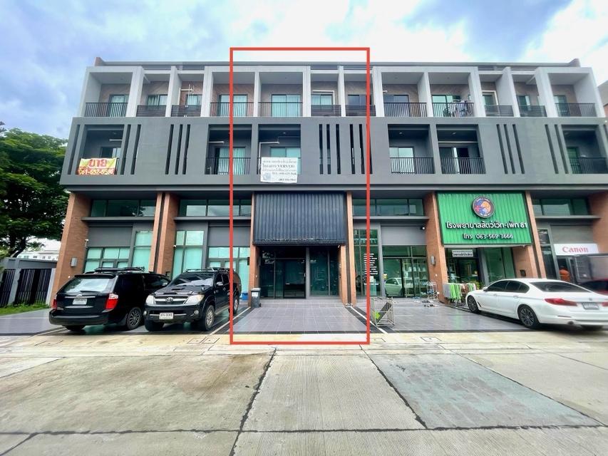 ให้เช่า อาคารพาณิชย์ 4 ชั้น VERVE เพชรเกษม 81 272 ตรม 27 ตรว ตกแต่งสวยมาก อยู่หน้าโครงการ เหมาะทำโฮมออฟฟิศ คาเฟ่แมว 1