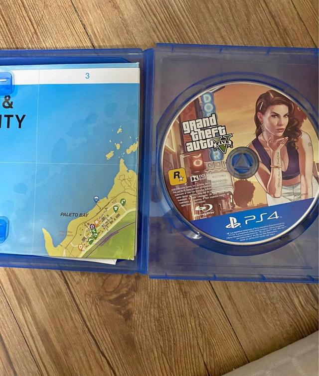 แผ่นเกม GTA V สำหรับเครื่องเล่น Ps4 2