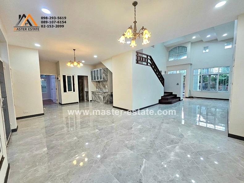 บ้านสวนอมรพันธุ์ (สวนสยาม) Renovate ใหม่ สวย-สะอาด เนื้อที่ 116 ตร.ว. บ้านเดี่ยว 2 ชั้น ขนาดใหญ่ + 1 ออฟฟิศขนาดใหญ่ บ้านกว้าง โปร่ง เพดานสูง เย็นสบาย 3