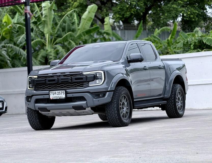 2022 FORD RANGER, 3.0 RAPTORECOBOOST 4WD โฉม DOUBLE CAB สีเทา