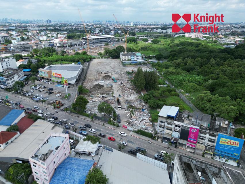 ขายที่ดิน 9 ไร่ ติดถนนคู้บอน ใกล้ MRT สถานีคู้บอน 3